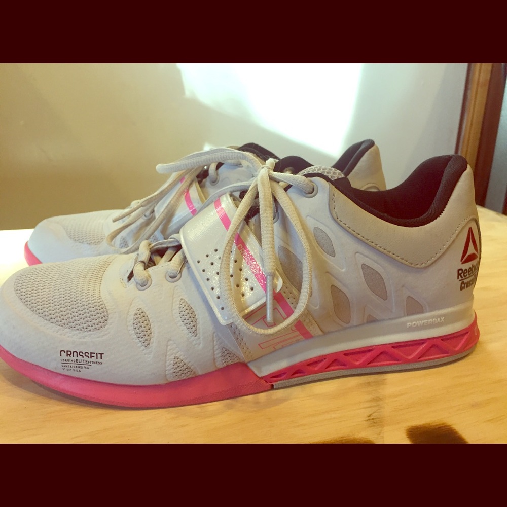 Reebok Women's Lifting Shoes - Gray and Pink